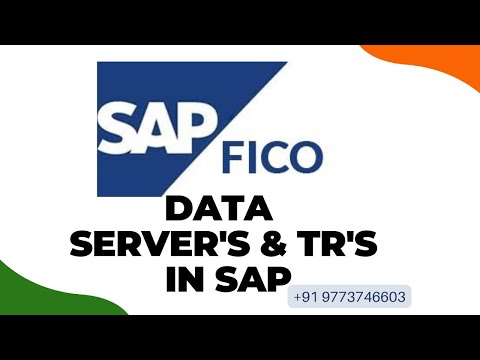DATA   Server's   TR's in SAP II Different types of Data Server's TR's in SAP II SAP FICO Class 4