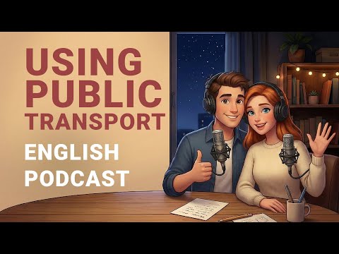 English podcast for learning | Using Public Transport | English Listening Practice