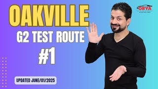 Oakville G2 Test Route #1 || Updated June 2nd 2025
