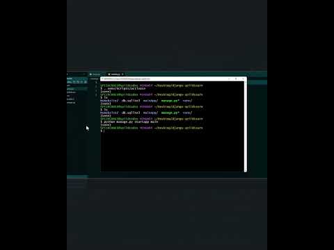 how to create first app in django project #coding #django #djangoapp #leetcode  #programming
