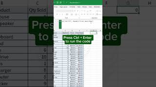 Quickly describe sales data with Python in Excel Don’t forget to save this post! #excel  #viral