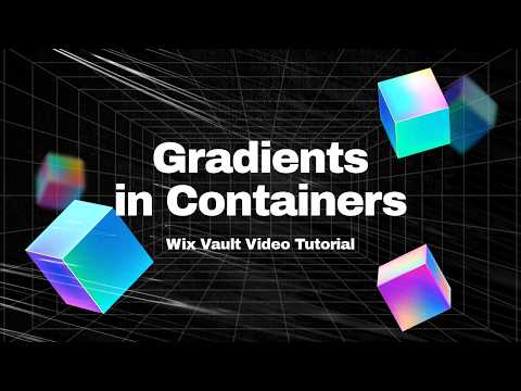 Use Gradients in Containers in Wix Studio