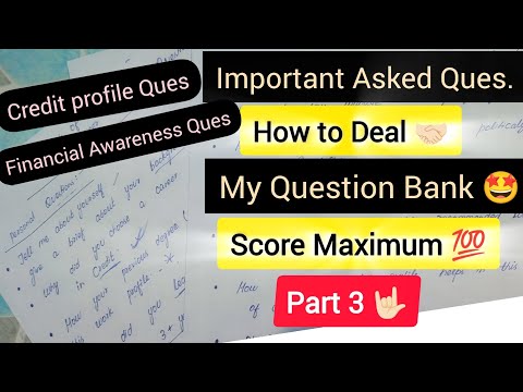 CBI Credit Officer Interview Question Bank Credit Profile &Fin. Awareness Ques can be asked🔥Part 3🤟🏻
