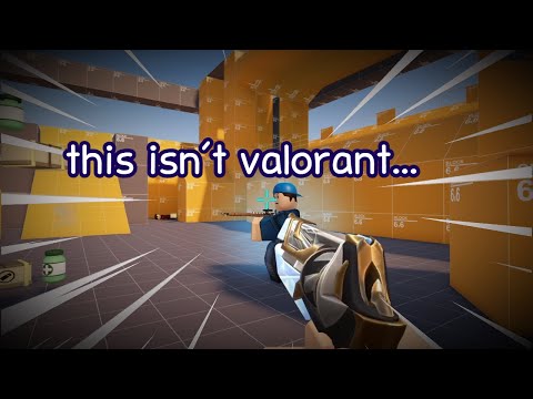 when a ROBLOX fps player plays VALORANT...