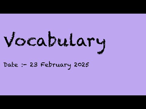 Vocab