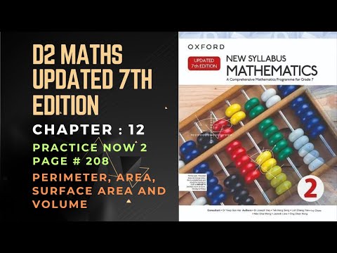 Practise now 2 Page no 208 D2 Maths Updated 7th Edition || Chapter 12 || O-levels || D2