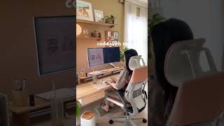 code with me 👩🏻‍💻☕️ • building my personal website & animal crossing vscode icons #shorts