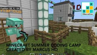 2021 Minecraft Summer Coding Camp - Marcus Ho