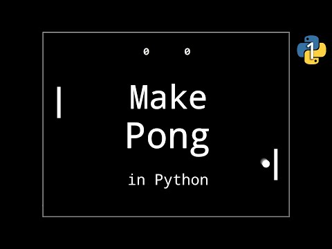 How to Make a Pong Game from Scratch #1 - Setting Up the Paddles and Ball