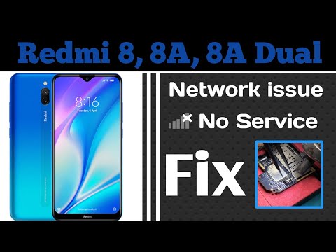 Redmi 8 , 8A , 8A Dual | Network problem / No Service  Solve 100% Solution