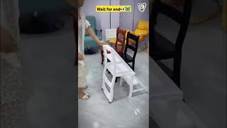 Amazing Chair and ladder #shorts #shortsfeed #utensils #ytshorts#furniture#wood #fyp #trending