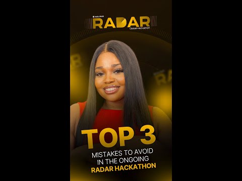 Top 3 Mistakes to Avoid in the Ongoing colosseum Radar Hackathon
