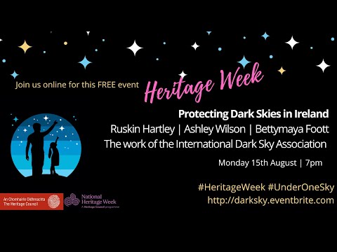 Dark Sky Ireland - IDA Webinar - Heritage Week