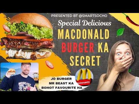 How to make real Macdonald's Special Burger🤔|Macdonald
