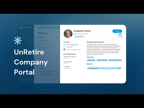UnRetire - Company Portal Demo