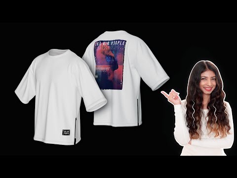 Graphic Streetwear T-shirt on CLO3d (Beginners easy tutorial)