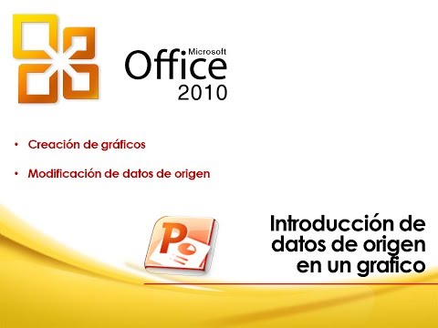 POWERPOINT 2010: Introducion de datos de origen en un grafico