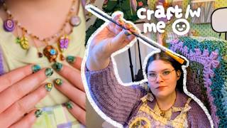 Stop Doomscrolling & Make Art w/ Me 🪲 Sculpting Bugs, Leaf Nail Art, Painting,...