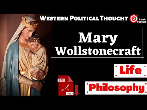 Mary Wollstonecraft । Western Political Thoughts | Political Science NET and UPSC [hindi]