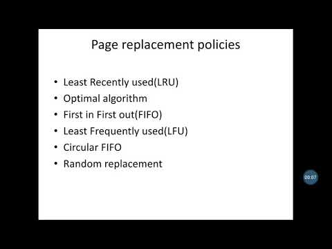 module 2- page replacement policies