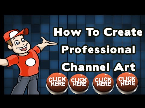 How to create your professional youtube channel art! online education