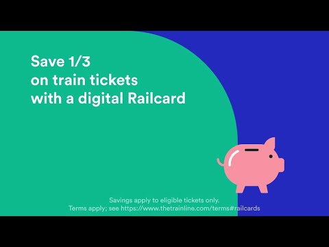 Digital Railcards from Trainline