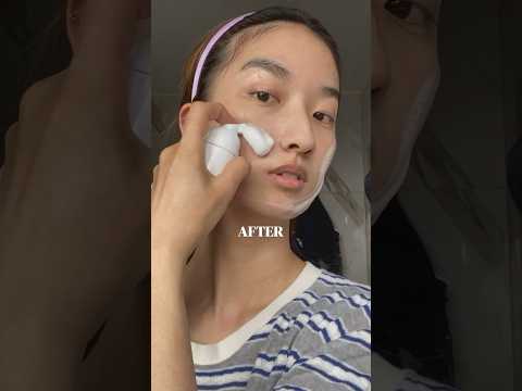I bought a toner that foams ☁️ #shorts #kbeauty #skincare