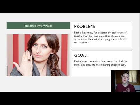 Learn to Create a Drop down That Pulls Related Data Using INDEX/MATCH with Rachel the Jewelry Maker