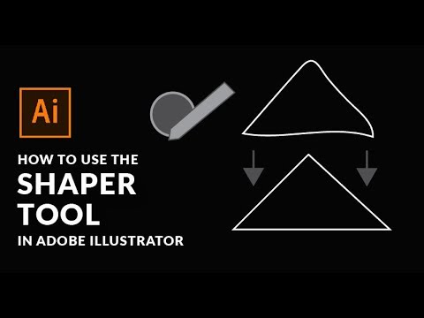 How to use the Shaper tool in Adobe Illustrator | Adobe Illustrator Tutorial