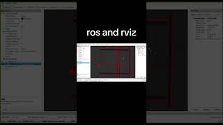 mobile robot control with keyboard using ros2 and rviz 🥰❤️ #robot #robotic #rviz