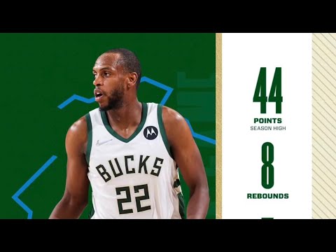 Bucks vs Suns Khris Middleton Kills the Suns Jrue Holiday vs lil bro first born skills COURTSIDE!