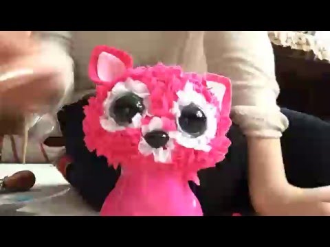 Timelapse of my plush craft kitty