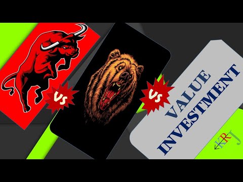 Which Kind Of Investment Is Good & Safe? || Bull vs Bear vs Value Investment.