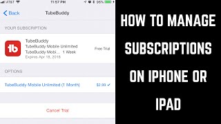How to Manage Subscriptions on iPhone or iPad