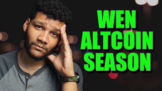 #Crypto Is Crashing....Again!!! Will #AltcoinSeason Ever Happen?