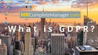 Fast printing of Data Protection Report using the HRCompleteManager GDPR compliant HR Software