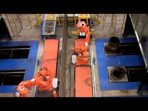 ABB Robots lifting whiskey Casks