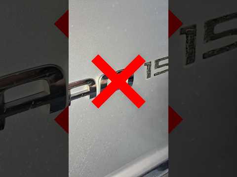 Removing Vehicle Emblems #shorts #howto #vehicles #remove