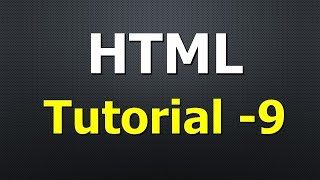 HTML Tutorial - Creating Table
