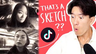 RATING TIKTOK ART TUTORIALS 👹 15