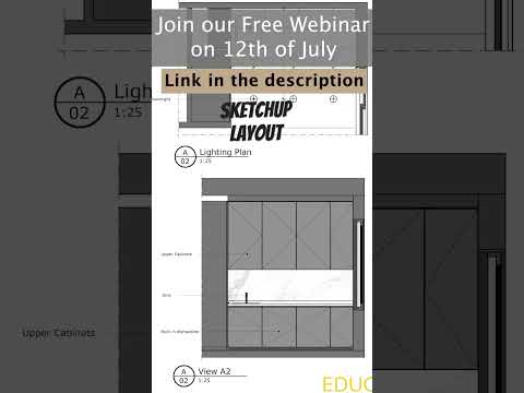 SketchUp Layout Webinar #vrayrender #tutorial #interiorrendering