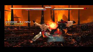 kazuya Mishima ppsspp tk8 move test