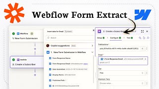 How to Extract Webflow Form Submissions with Zapier