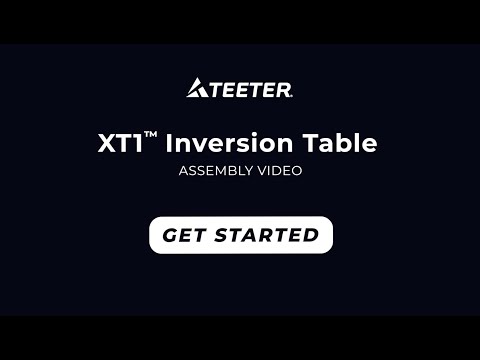 Teeter FitSpine XT1 Assembly Instructions