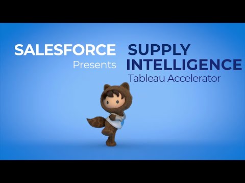Tableau Accelerator: "Supply Intelligence"