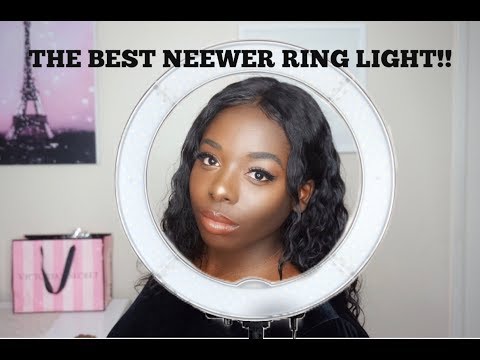 Unboxing my Neewer Ring Light w/ Review + Comparisons | The Danielle Denise