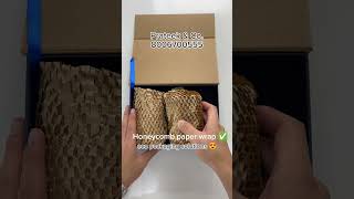 Honeycomb Paper Wrap: An Eco-Friendly Packaging Solution #honeycomb #packagingsolutions #ecofriendly