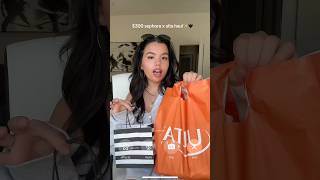 $300 SEPHORA x ULTA HAUL✨🖤 #makeup #sephorahaul #ultahaul #grwm #shorts