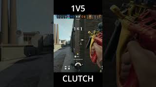 Clutch #rainbowsixsiege #r6siege #gaming #clutchorkick #1v5clutch #shorts #shortsvideo #shortsfeed