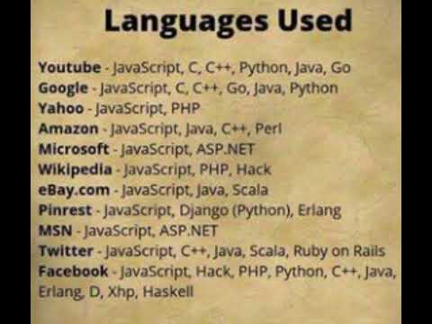 LANGUAGES USED IN APPS DEVELOPMENTS 👩‍💻👈😱